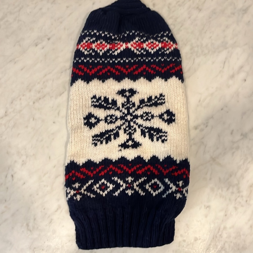 Land's End Dog Sweater